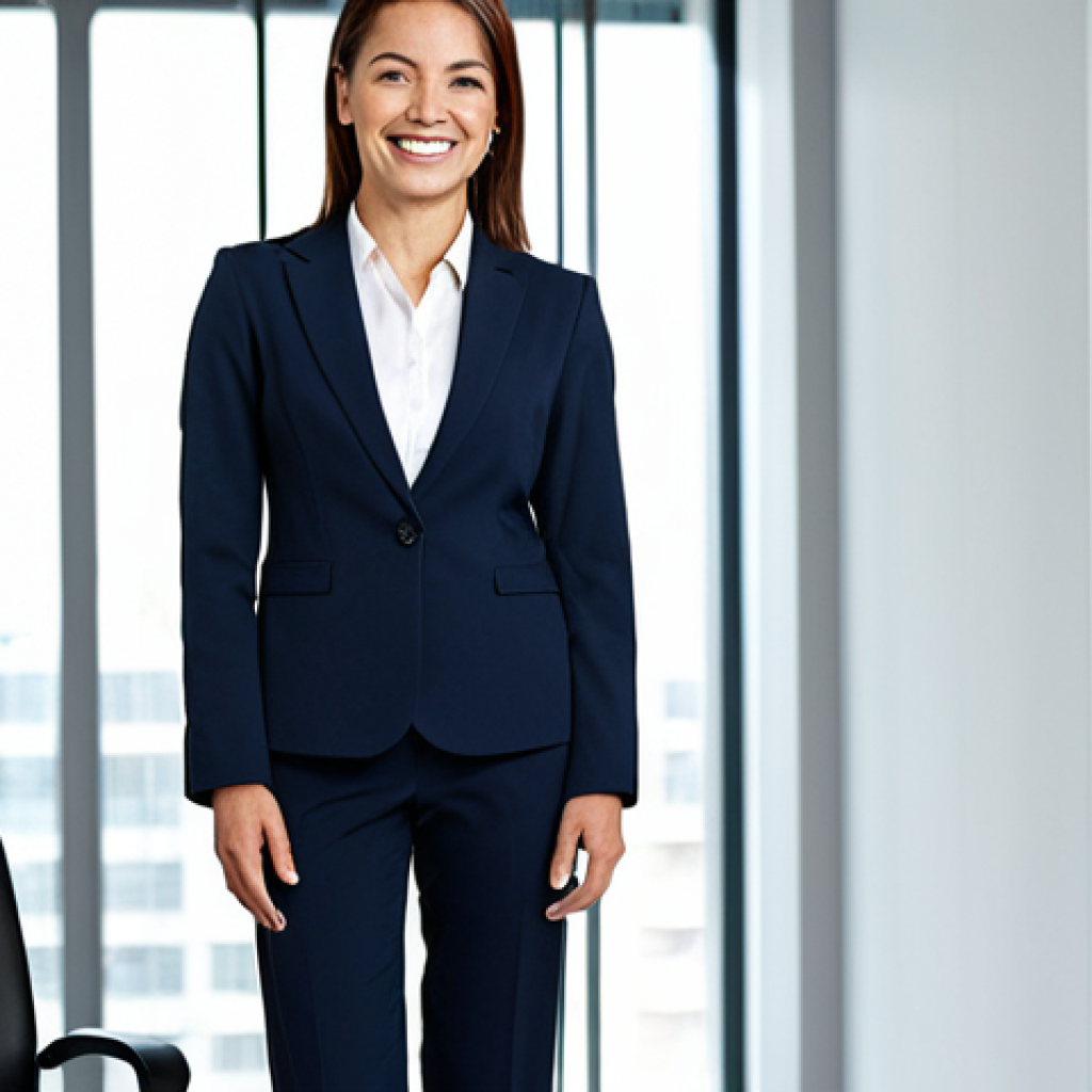수질환경 관리 직무 면접 팁 - Confident Professional**

"A businesswoman in a modern office setting, fully clothed in a tailored b...