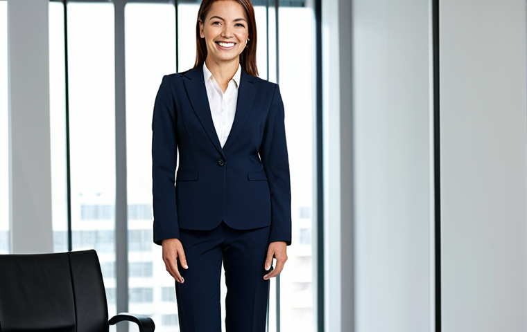 수질환경 관리 직무 면접 팁 - Confident Professional**

"A businesswoman in a modern office setting, fully clothed in a tailored b...