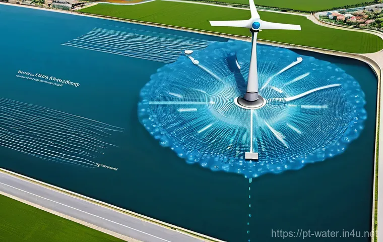 수질환경 분야 최신 취업 트렌드 - **Prompt:** A diverse team of young, enthusiastic environmental engineers and scientists, both male ...